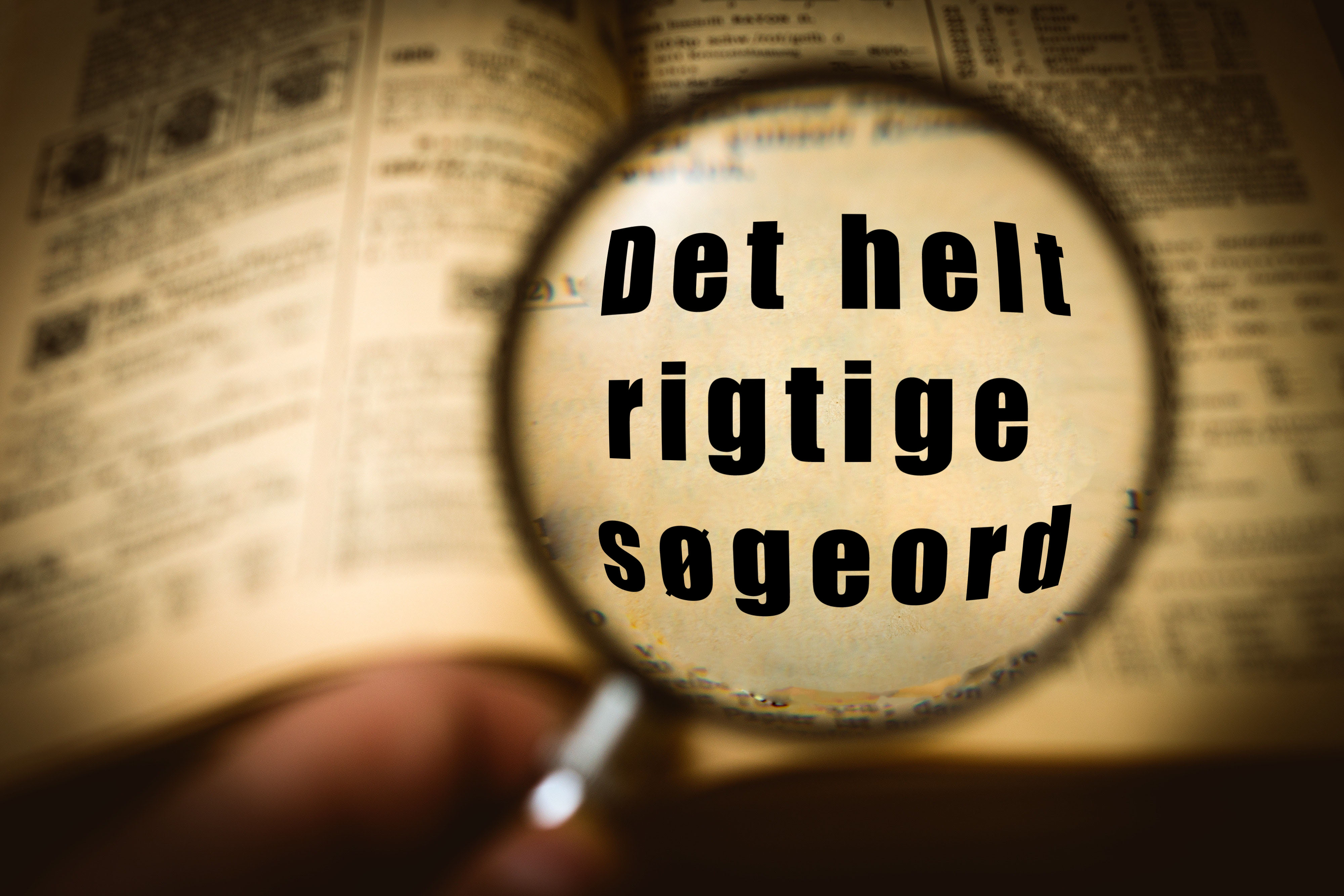Find det rigtige søgeord