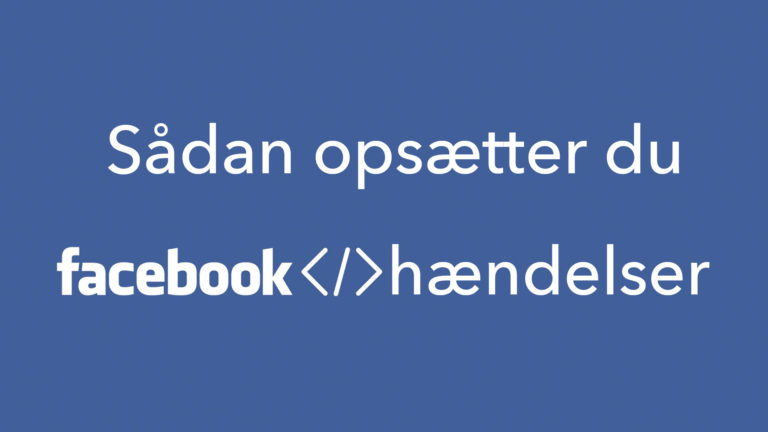 Sådan opsætter du Facebook hændelser - THUMBNAIL