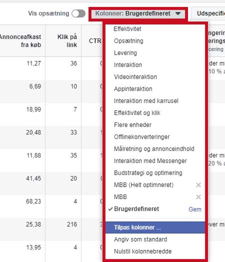 Facebook Business manager overblik 2